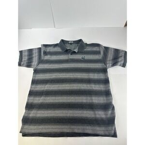 Laurel Valley Club Golf Polo Size XL Ashworth Made In USA Vintage Striped